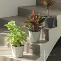 Wholesale nordic modern style cheap succulent cactus garden plastic flower pots plant pot for nursery plants